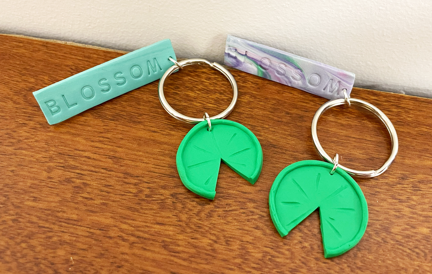 Keychains - "Blossom" and Lily Pad