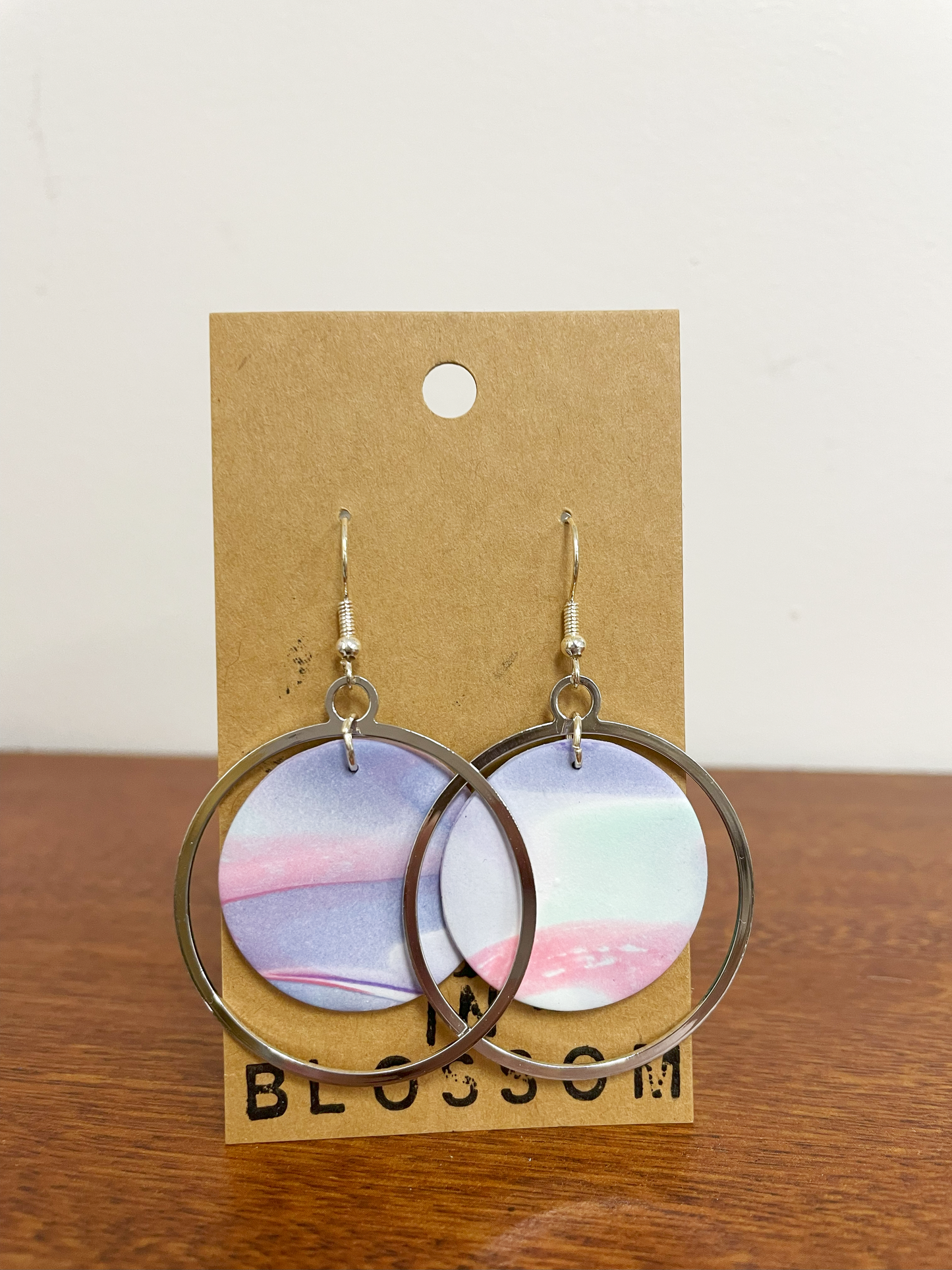 Eve Earrings - "In Blossom" - Purple Water